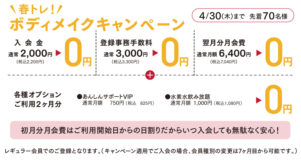 キャンペーン！