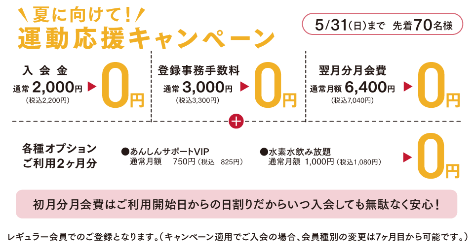 キャンペーン！