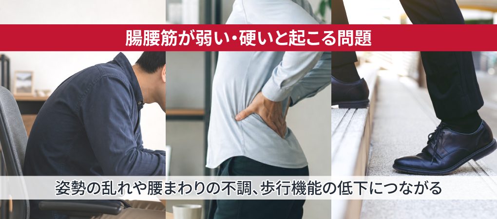 腸腰筋が弱い・硬いと起こる問題とは？