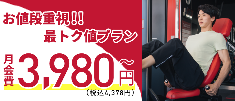 【赤LITE3,980円】お値段重視!!最トク値プラン